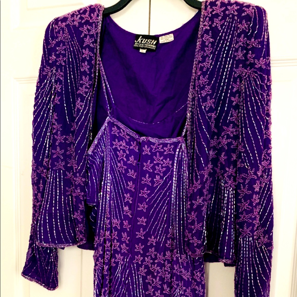 Beautiful sequins dress with matching jacket